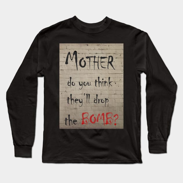 Mother Pink Floyd Long Sleeve T-Shirt by TODDpi